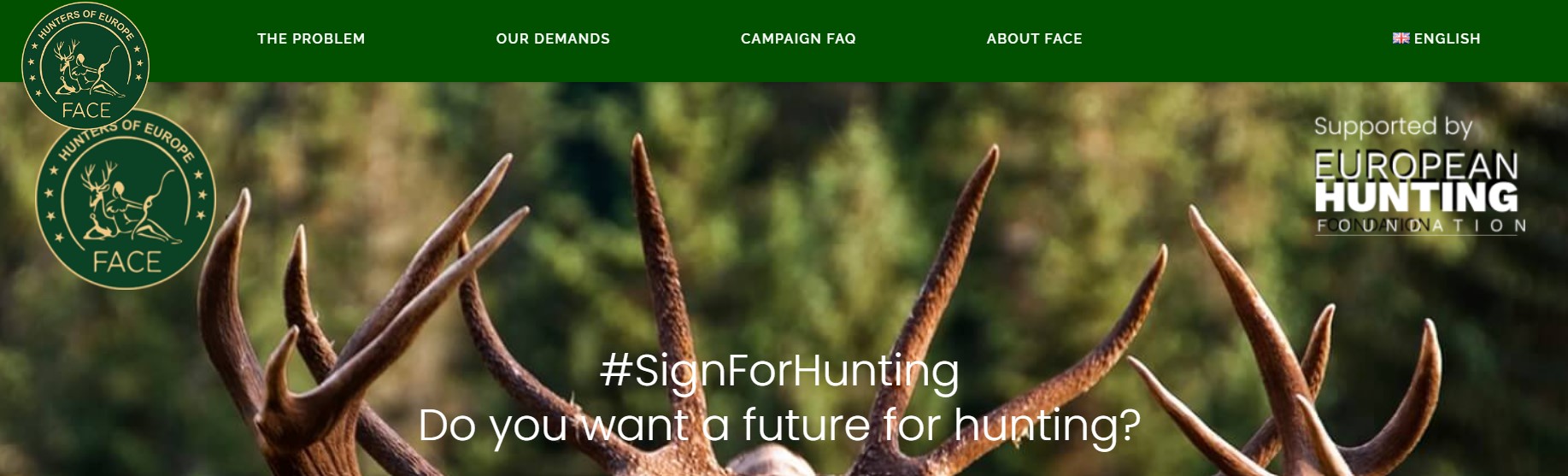 #SignForHunting Do you want a future for hunting?