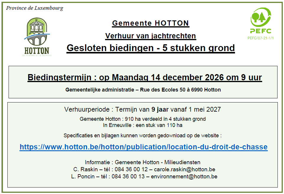 Pub location chasse 27-36 NL